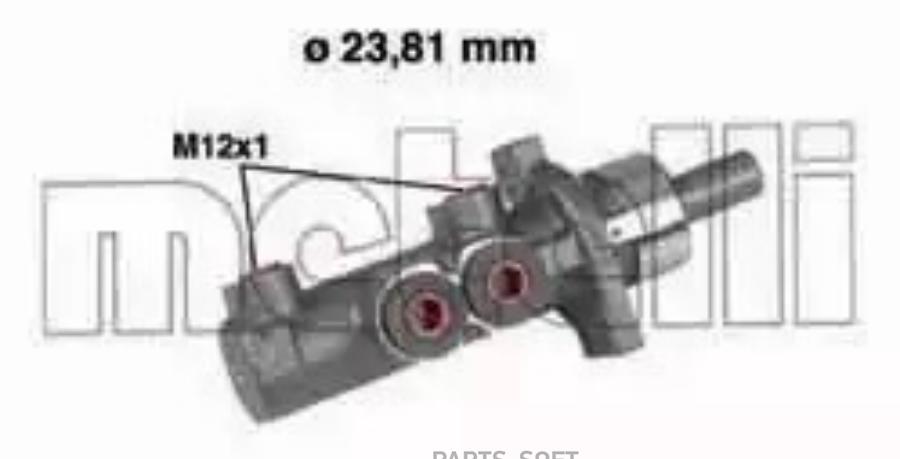 

Тормозной цилиндр Metelli 050280