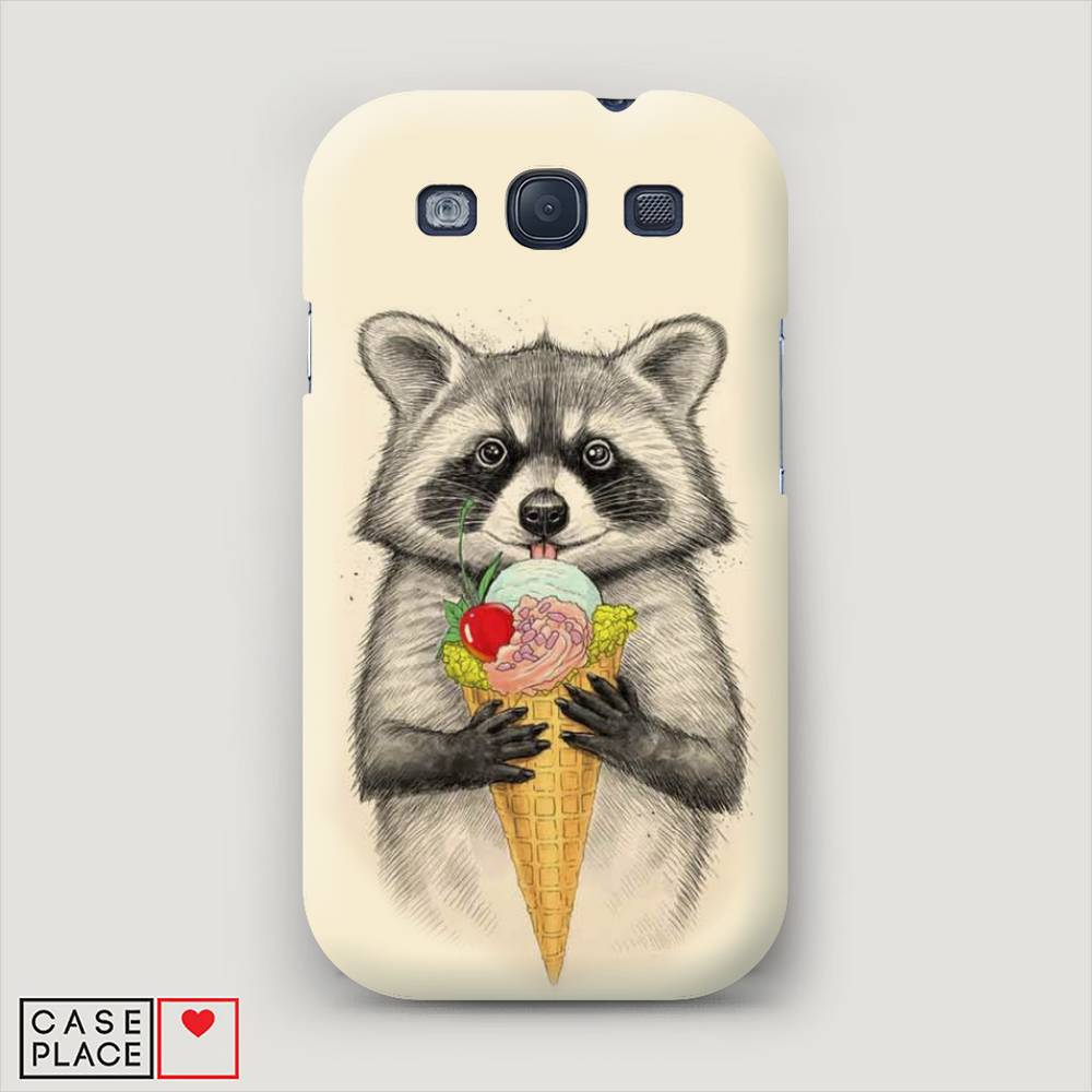 

Чехол Awog "Енот с мороженым" для Samsung Galaxy S3, 23720-7