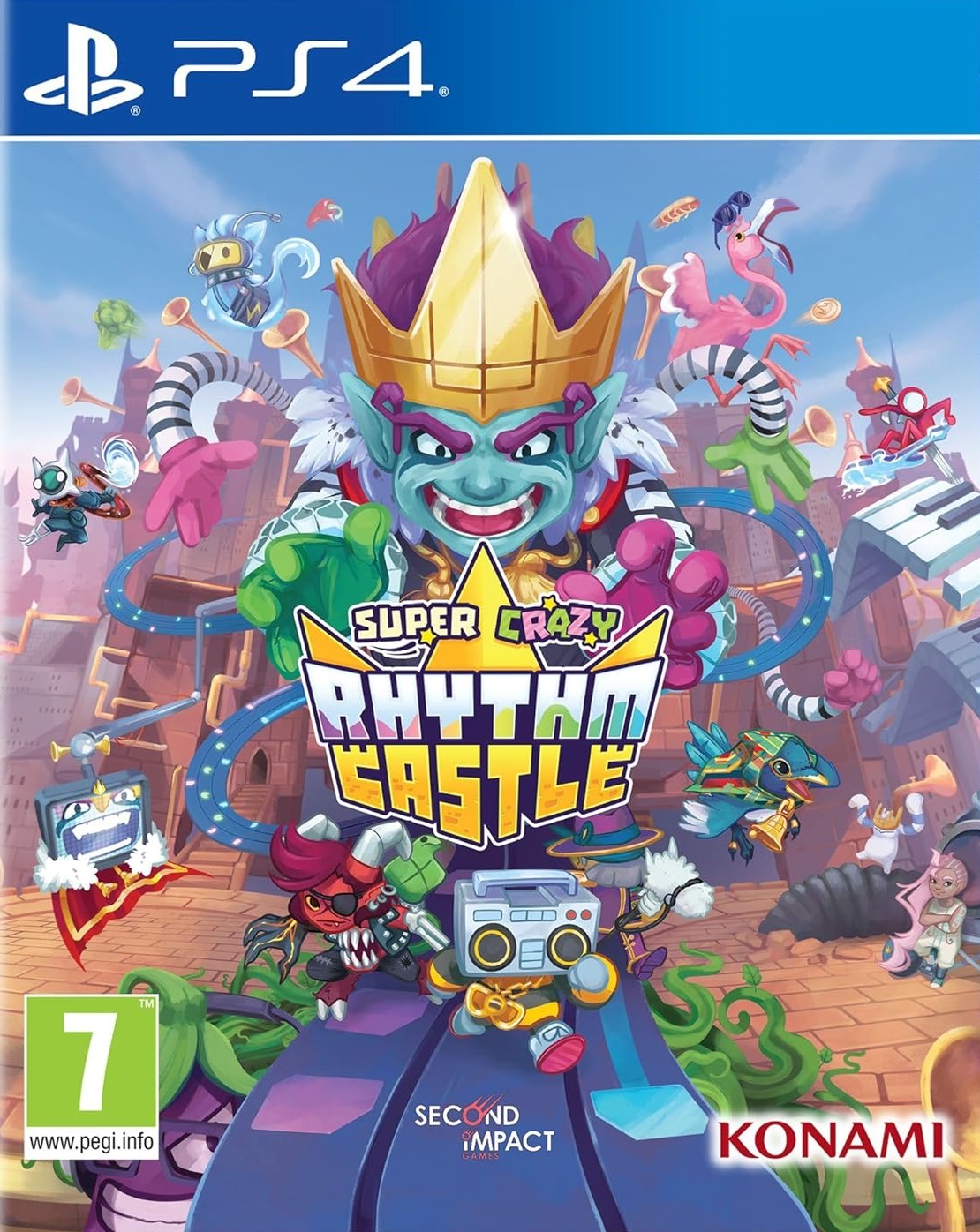 Игра Super Crazy Rhythm Castle (PlayStation 4, полностью на иностранном языке)