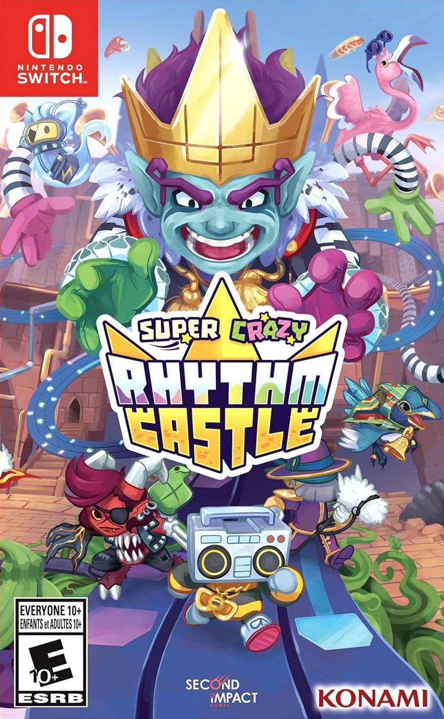 Игра Super Crazy Rhythm Castle (Nintendo Switch, полностью на иностранном языке)