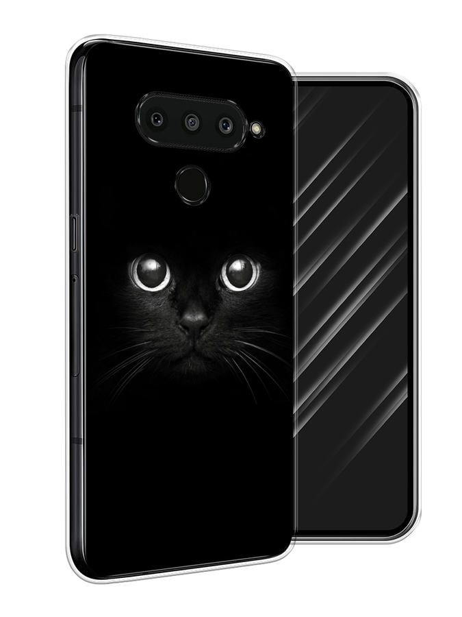 

Чехол Awog на LG V50 ThinQ "Взгляд черной кошки", Черный, 83850-1