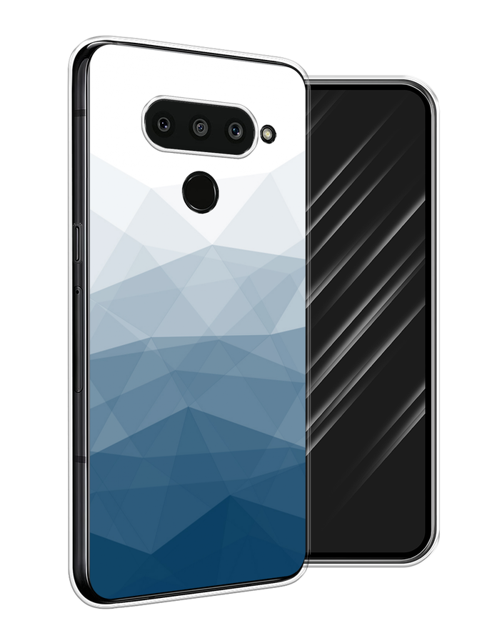 

Чехол Awog на LG V50 ThinQ "Абстракция небо", Синий;голубой;белый, 83850-3