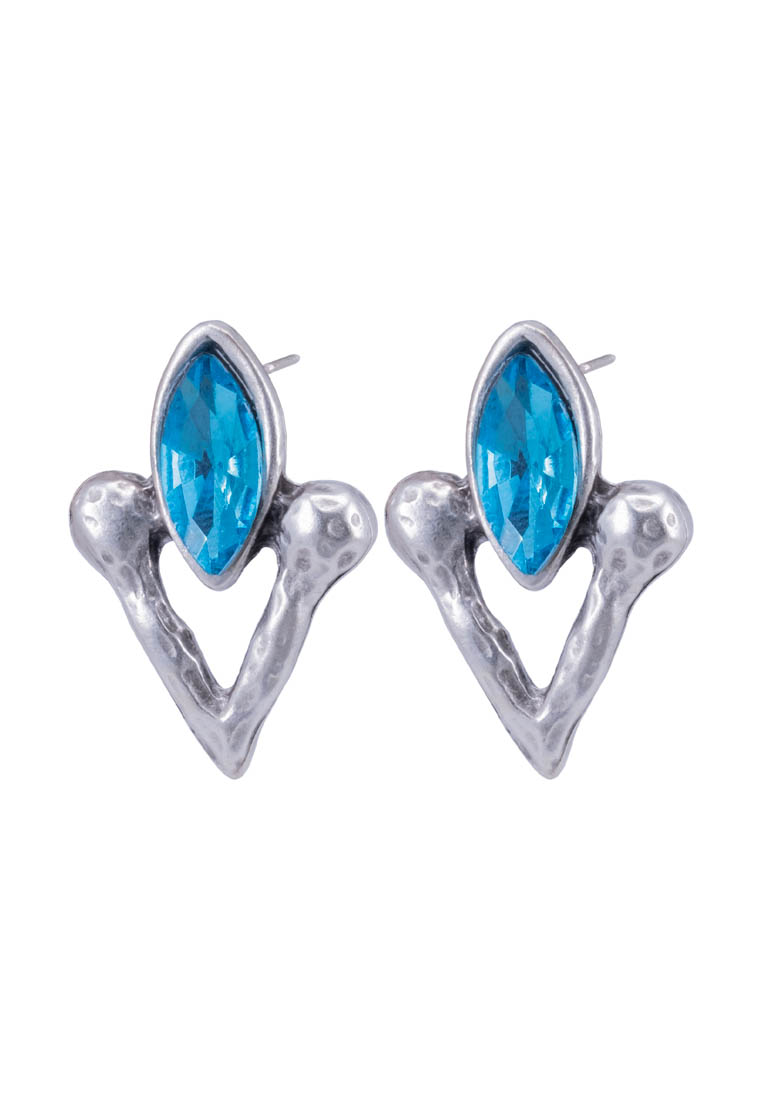 

Серьги из бижутерного сплава OTOKODESIGN 2-60060, стразы, 2-60060