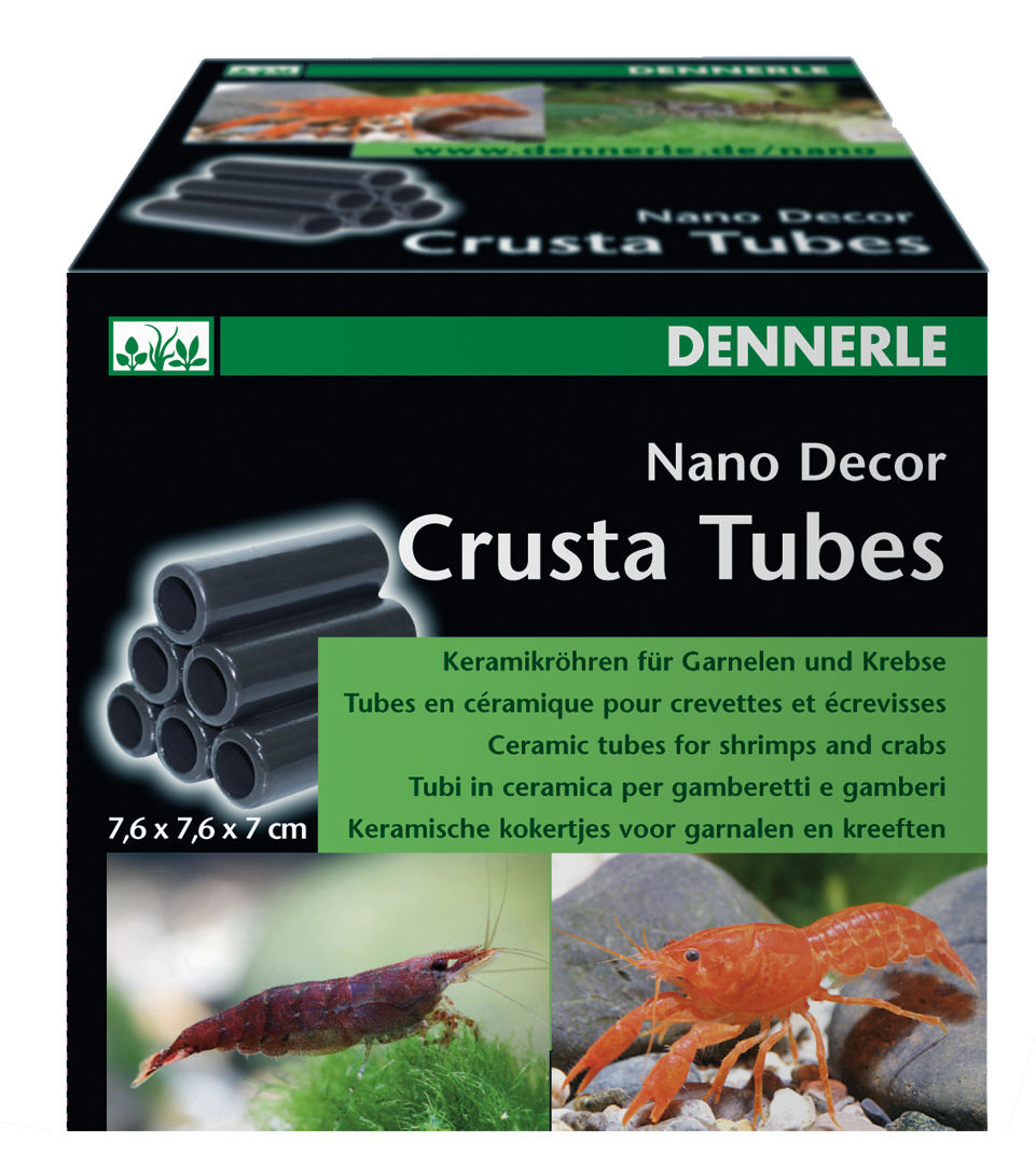 фото Декорация для аквариума dennerle nano decor crusta tubes, керамика, 7.6х8.7х7 см, 1 шт