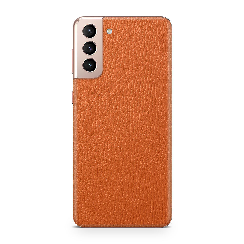 

Кожаная наклейка CLASSIC для Samsung Galaxy S21, Оранжевый