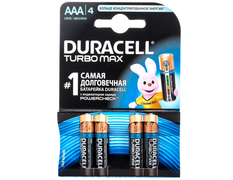

Элемент питания duracell turbo max lr6 bl4 12515 energizer 97567667
