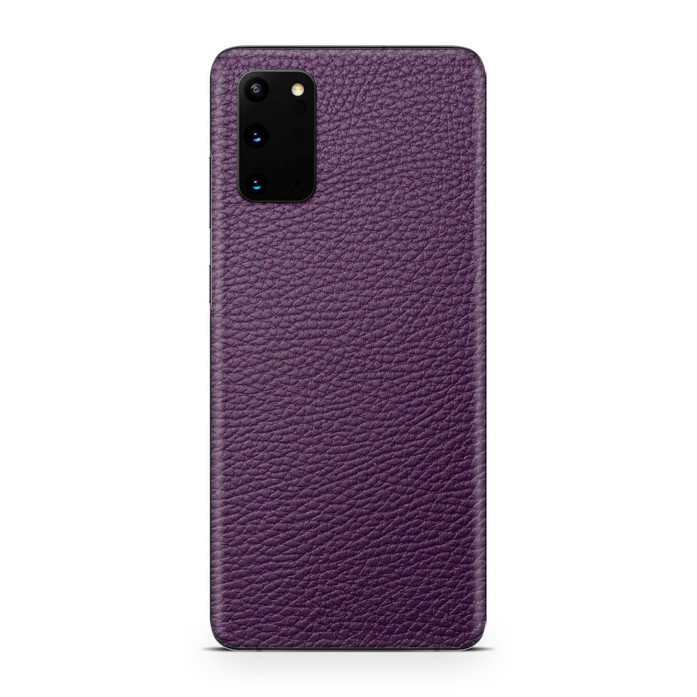 

Наклейка Glueskin из натуральной кожи CLASSIC для Samsung Galaxy S20 Plus, Фиолетовый