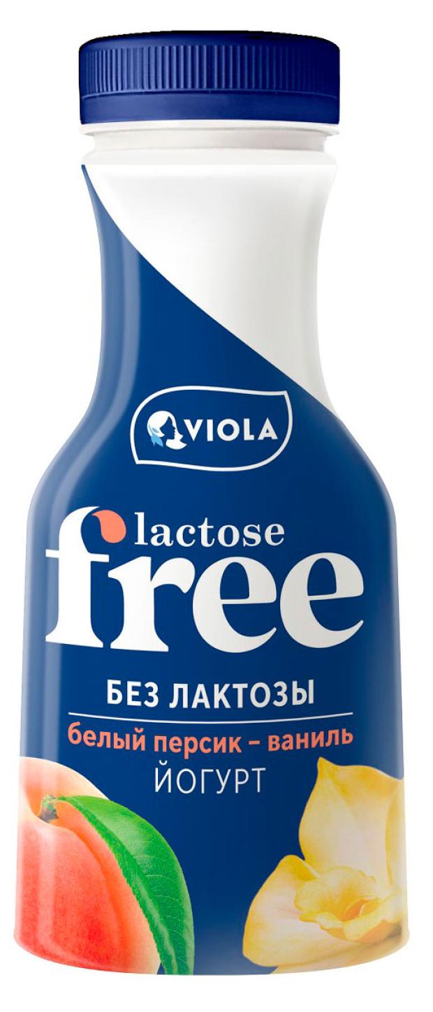 Йогурт питьевой Viola Free белый персик-ваниль 1,3% 270 г