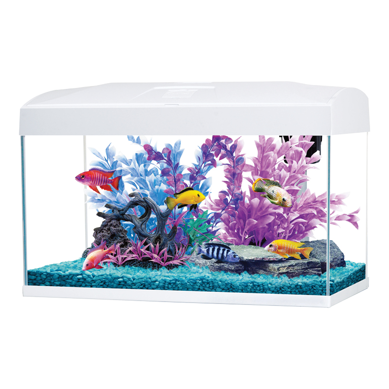 

Аквариум AA Aquarium Basic с LED светильником и встроенным фильтром, 54 л, белый