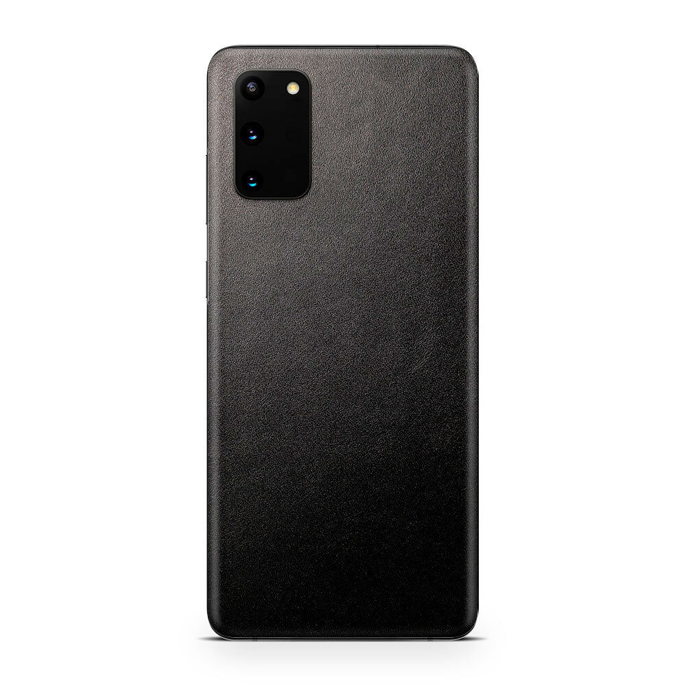 

Наклейка Glueskin из натуральной кожи JUST BLACK для Samsung Galaxy S20 Fe, Черный