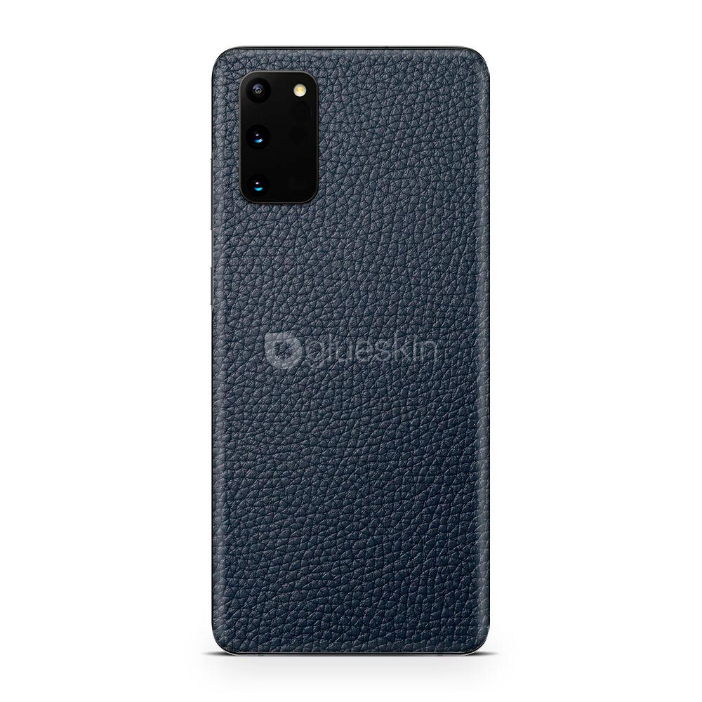 

Наклейка Glueskin из натуральной кожи CLASSIC для Samsung Galaxy S20, Синий