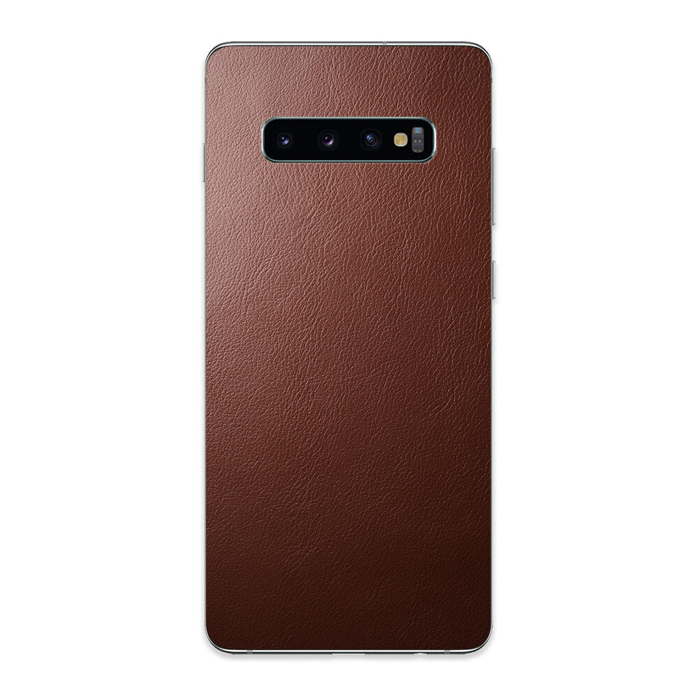 

Наклейка Glueskin С Натуральной Кожей Rook для Samsung Galaxy S10 Plus, Коричневый