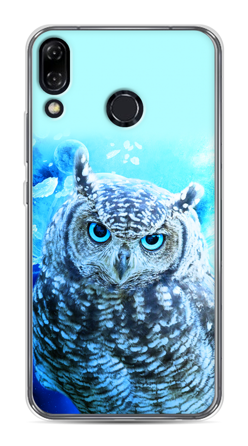 

Чехол Awog на Asus Zenfone 5Z ZS620KL "Сова арт 7", Синий;голубой, 43450-1