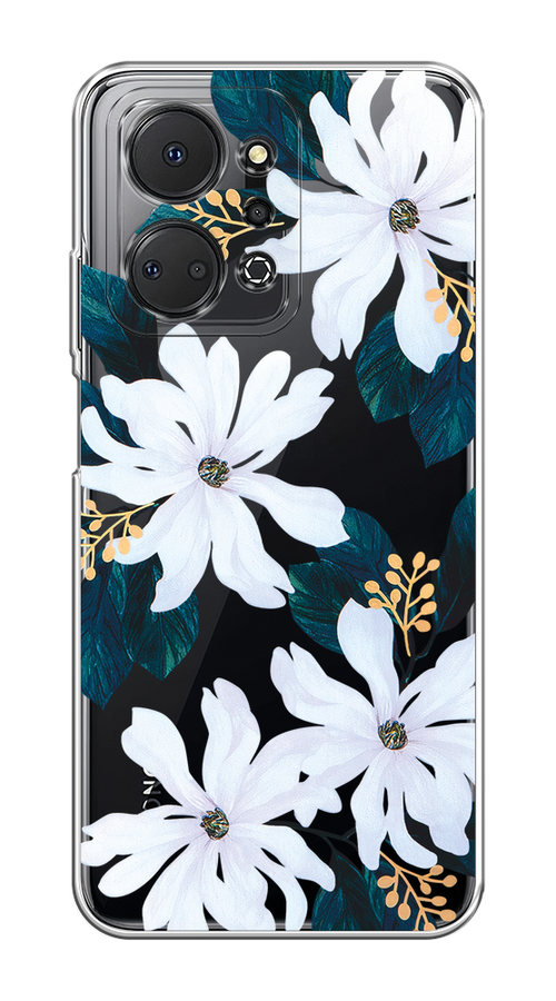 

Чехол на Honor X7A/X7A Plus "Delilah Flower", Зеленый;белый, 6120650-1