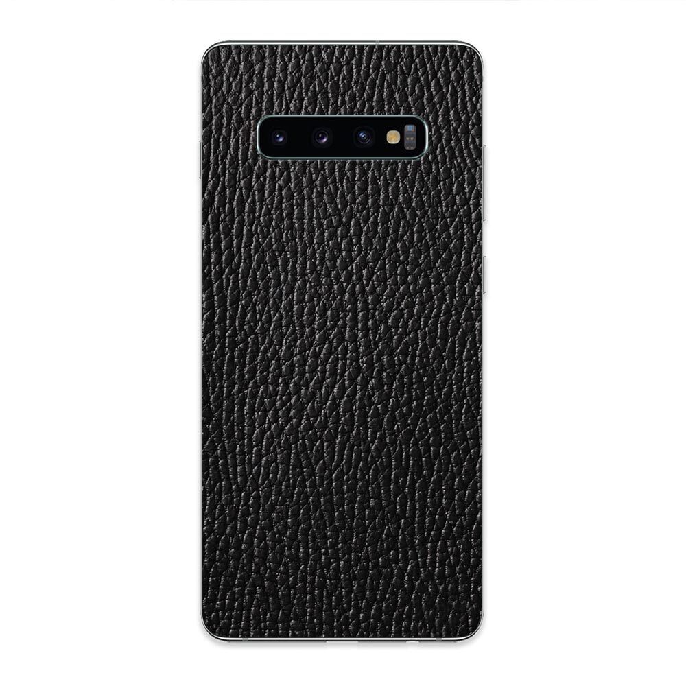 

Наклейка Glueskin Из Натуральной Кожи Classic для Samsung Galaxy S10 Plus, Черный