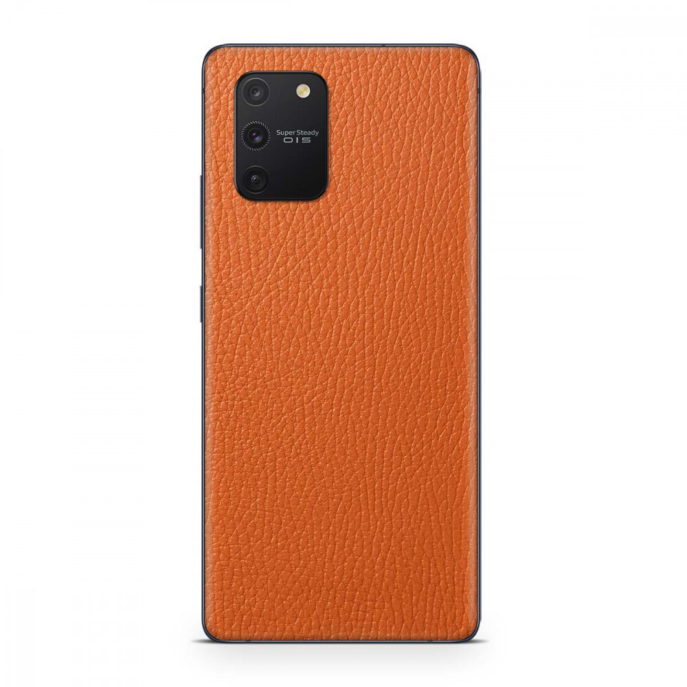 

Наклейка Glueskin Из Натуральной Кожи Classic для Samsung Galaxy S10 Lite, Оранжевый