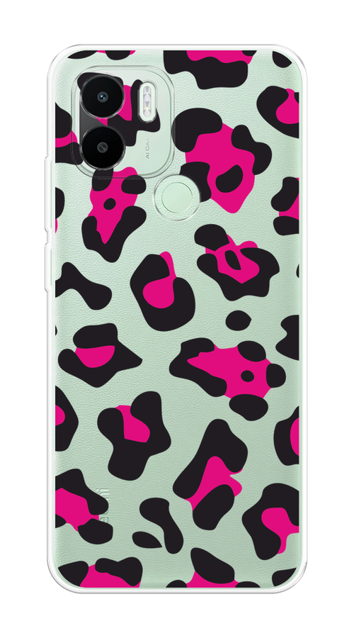 

Чехол на Xiaomi Redmi A1+/Redmi A2+/Poco C51/C50 "Pink cow spots", Черный;розовый, 319350-1