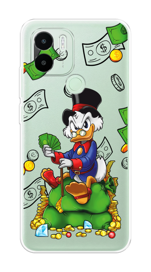

Чехол на Xiaomi Redmi A1+/Redmi A2+/Poco C51/C50 "Scrooge Richness", Черный;синий;зеленый, 319350-1