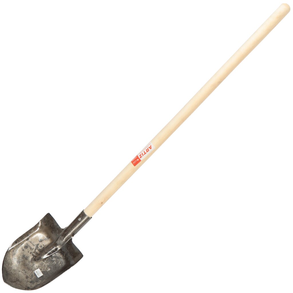 Лопата штыковая, рессорная сталь, черенок деревянный, Арти, Копанец- Комби, У0000000556