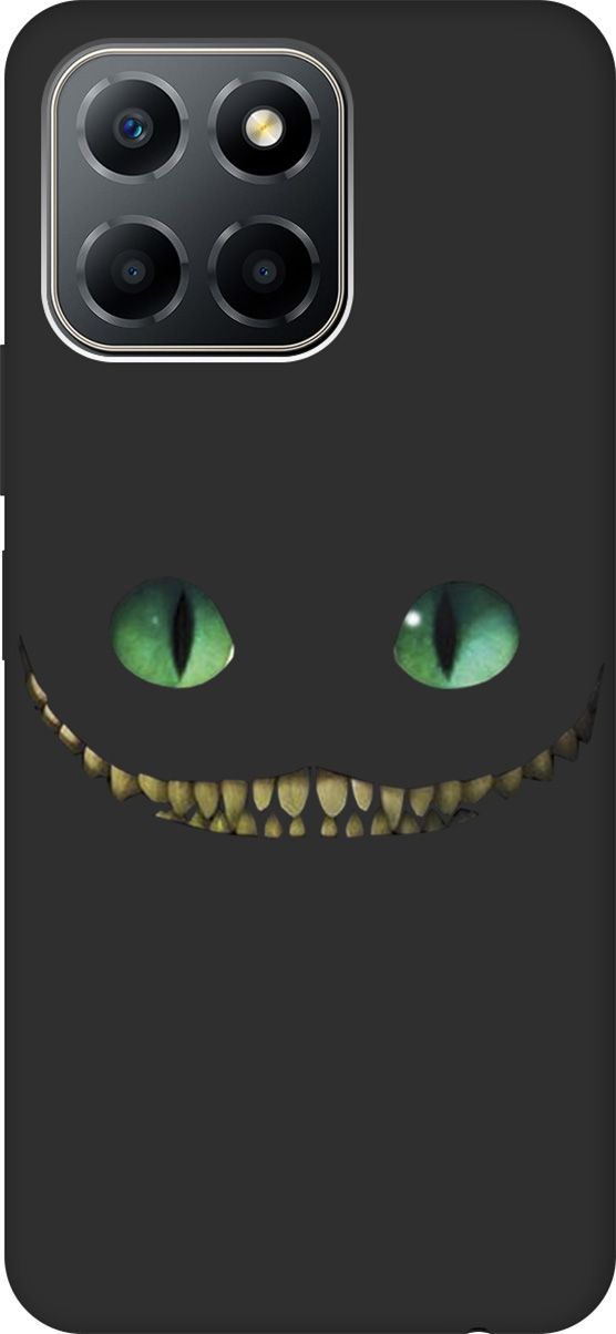 

Чехол на Honor X6/X8 5G с 3D принтом "Cheshire Cat" черный, Черный;зеленый, 158180