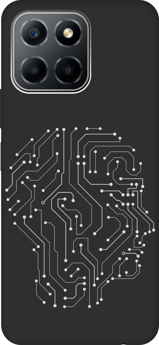 

Чехол на Honor X6/X8 5G с 3D принтом "Mindmap" черный, Черный;белый, 158180