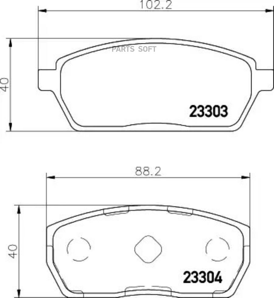 

Комплект Тормозных Колодок NISSHNBO NP9001