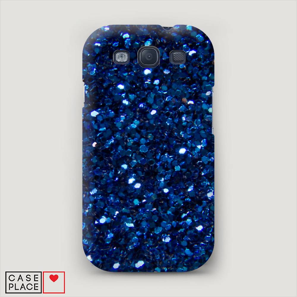 

Чехол Awog "Синие блестки рисунок" для Samsung Galaxy S3