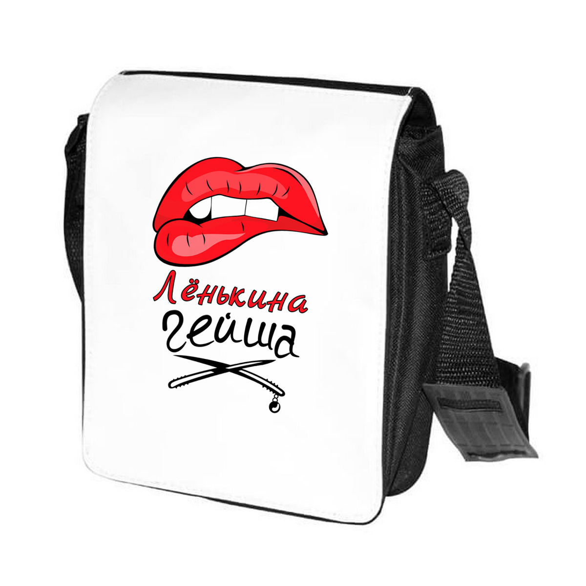 

Сумка женская CoolPodarok CN044978 черно-белый, Черный;белый, CN044978