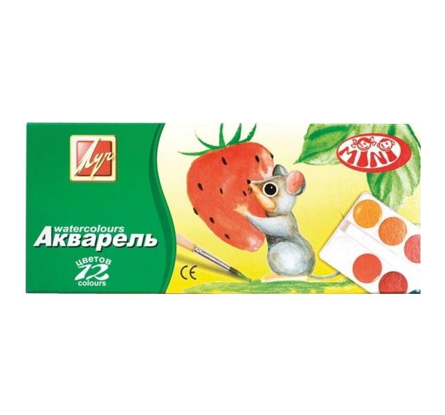 

Акварель Луч медовая 12 цветов, Разноцветный