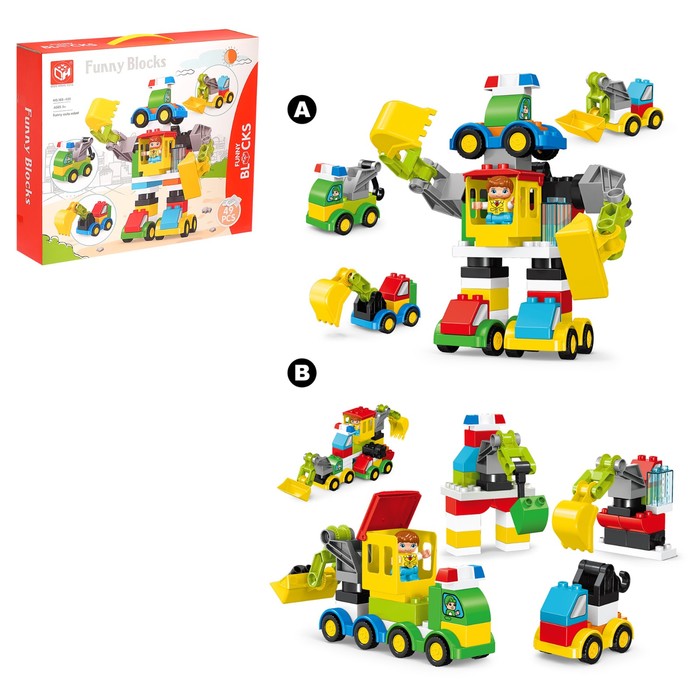 фото Конструктор kids home toys автобот, 49 деталей