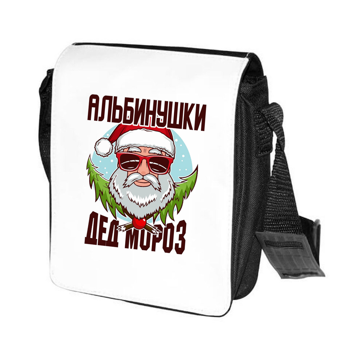 

Сумка унисекс CoolPodarok CN044827 черно-белый, Черный;белый, CN044827