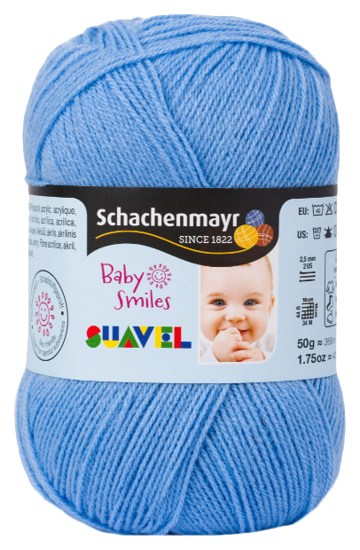 

Пряжа Schachenmayr 9814876 Suavel Baby Smiles (08130, heaven), Синий, Suavel