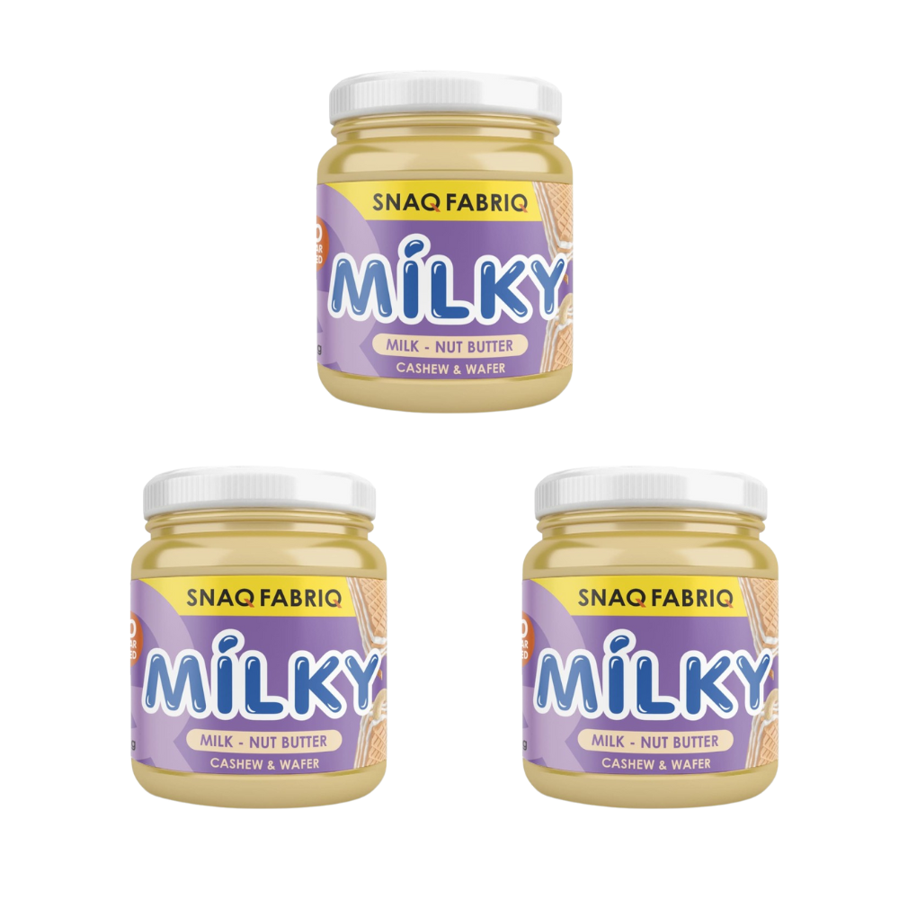 Паста Snaq Fabriq Milky Молочно-Ореховая с вафлей без сахара, 250 г х 3 шт