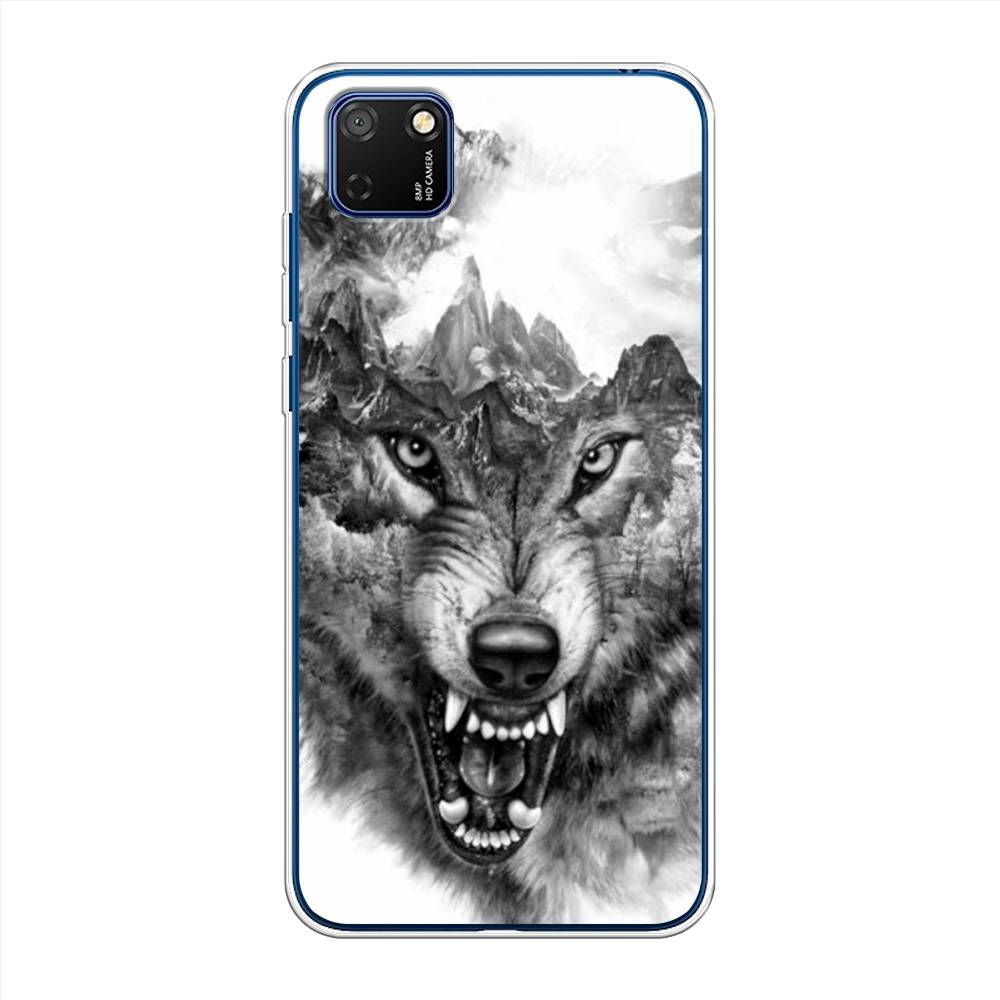 

Чехол Awog "Волк в горах" для Honor 9S, Серый;белый;бежевый, 6102650-1