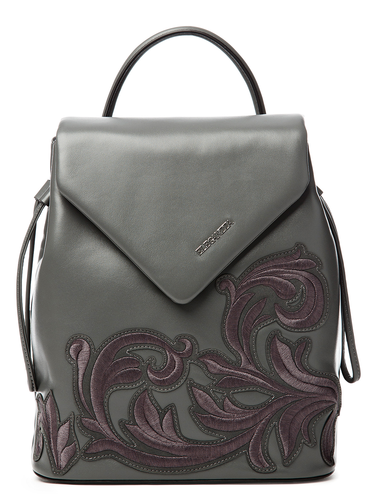 

Сумка-слинг женская Eleganzza Z153-0254 grey, 30х24,5х14 см, Серый, Z153-0254