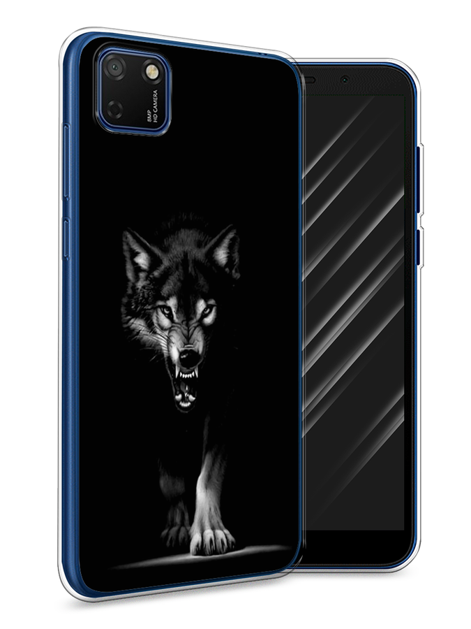 

Чехол Awog на Honor 9S "Волк выходит из ночи", Серый;черный;белый, 6102650-1