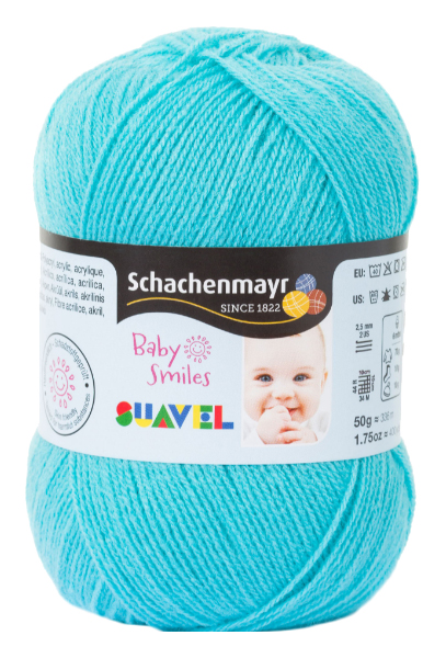 фото Пряжа schachenmayr 9814876 suavel baby smiles (01065, turquoise)