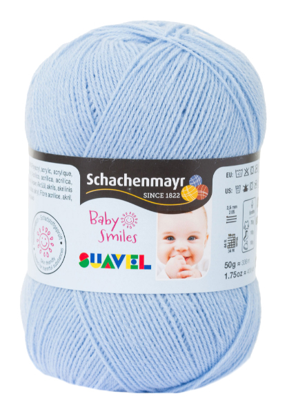 фото Пряжа schachenmayr 9814876 suavel baby smiles (01054, pale blue)