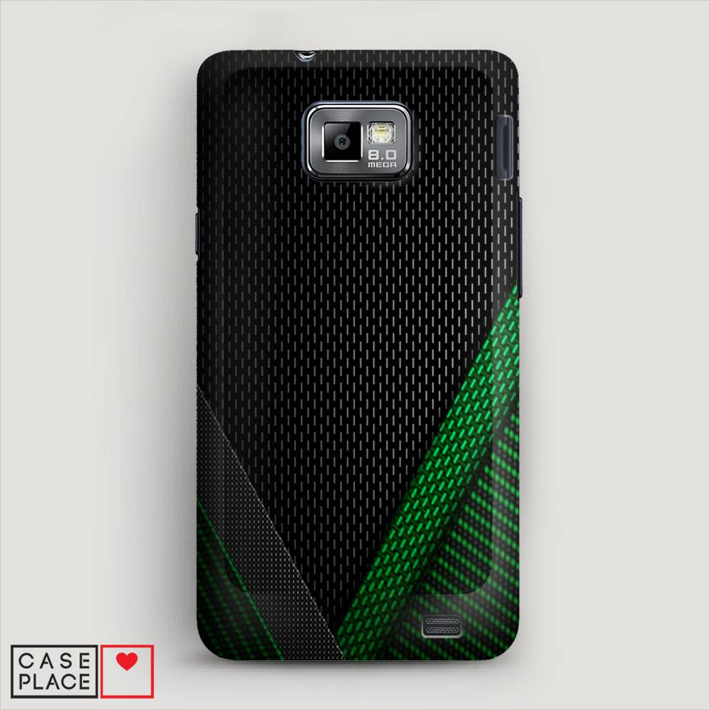 

Чехол Awog "Зеленый карбон" для Samsung Galaxy S2