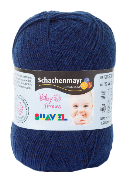 фото Пряжа schachenmayr 9814876 suavel baby smiles (01050, navy)