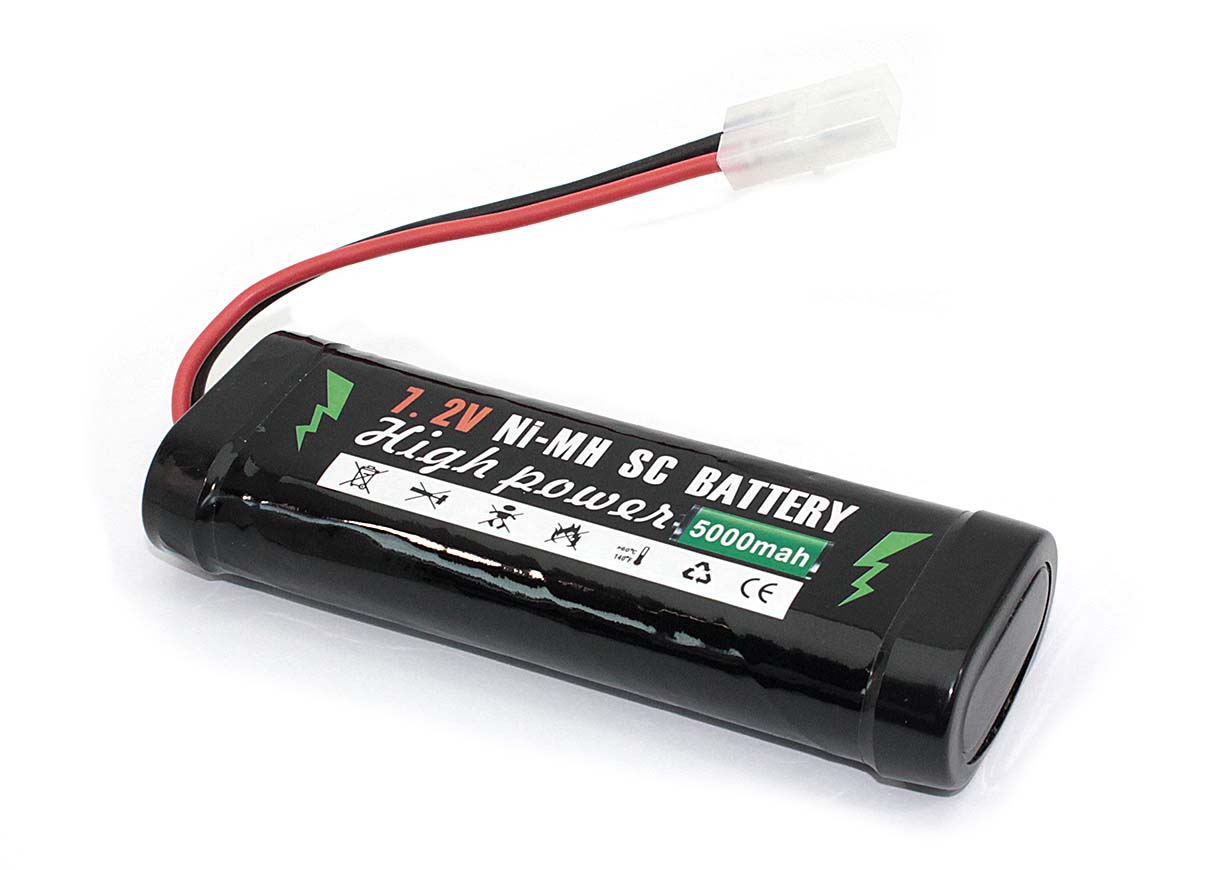 фото Аккумулятор oem ni-mh 7.2v 5000 mah aa 134.5*41*25 разъем ket-2p