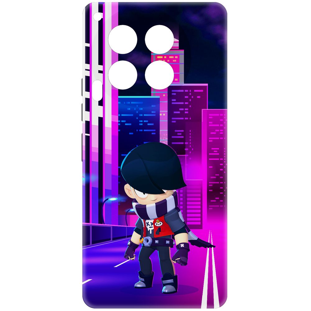 

Чехол-накладка Krutoff Soft Case Brawl Stars - Эдгар для TECNO Camon 30 5G черный