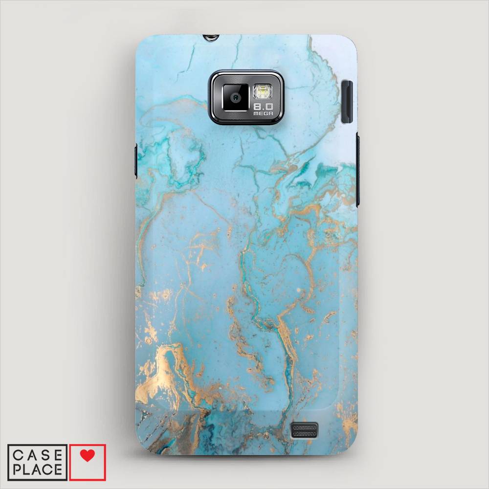 

Чехол Awog "Голубой мрамор рисунок" для Samsung Galaxy S2