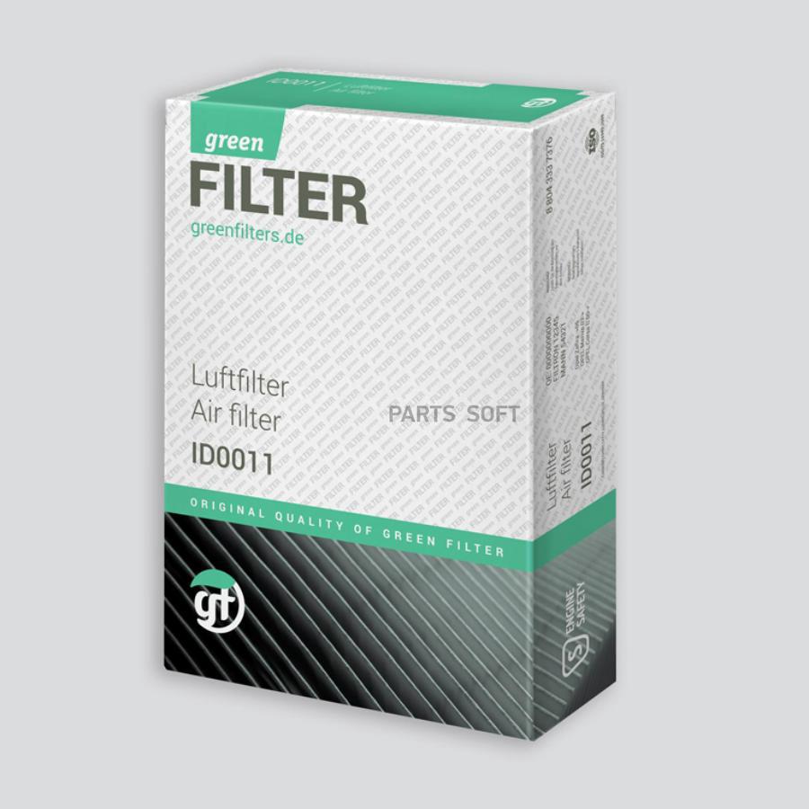 Фильтр воздушный двигателя Green filter LF0238
