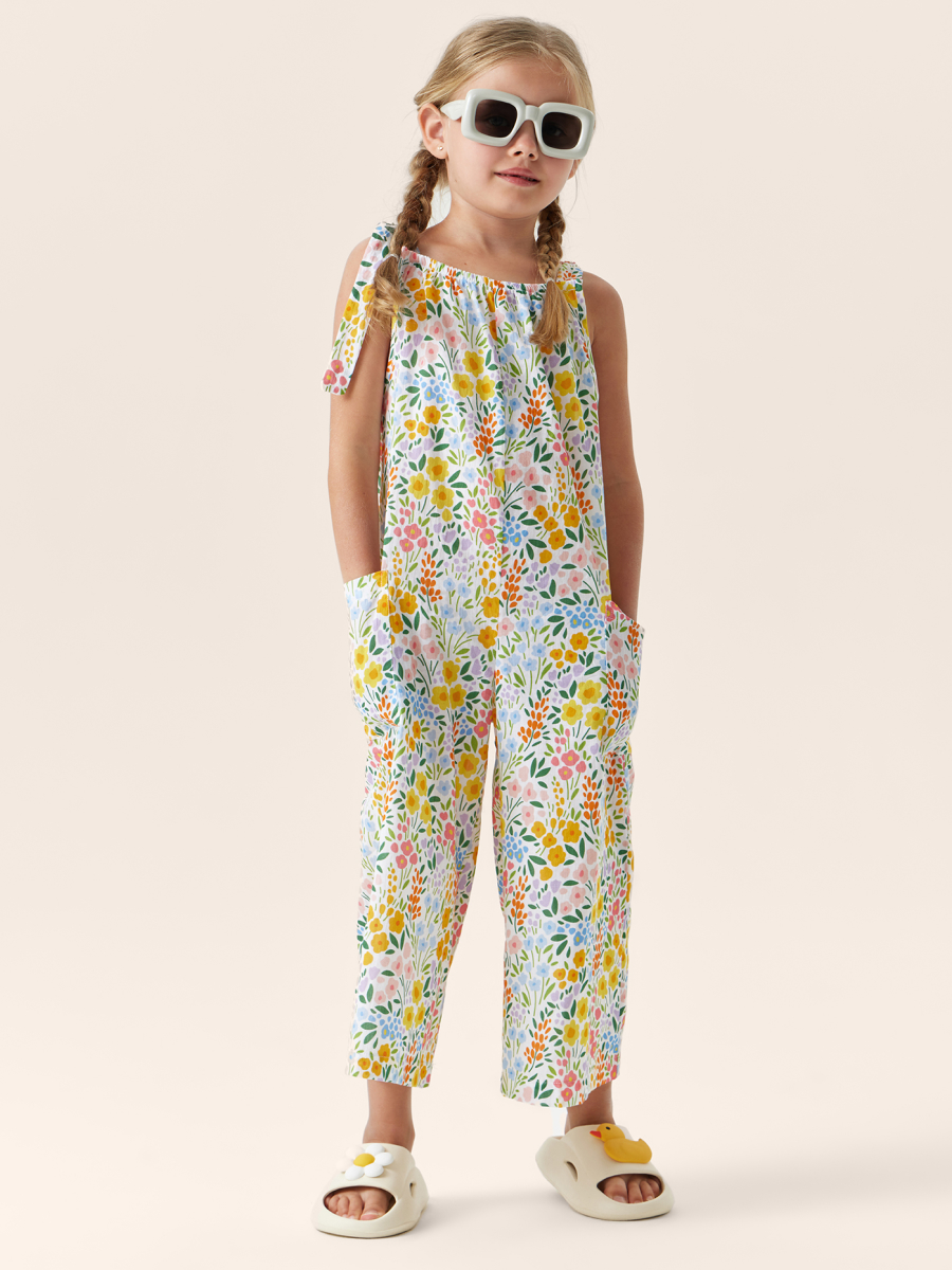

Комбинезон детский Happy Baby 88192, mille-fleurs, 128, Разноцветный, 88192