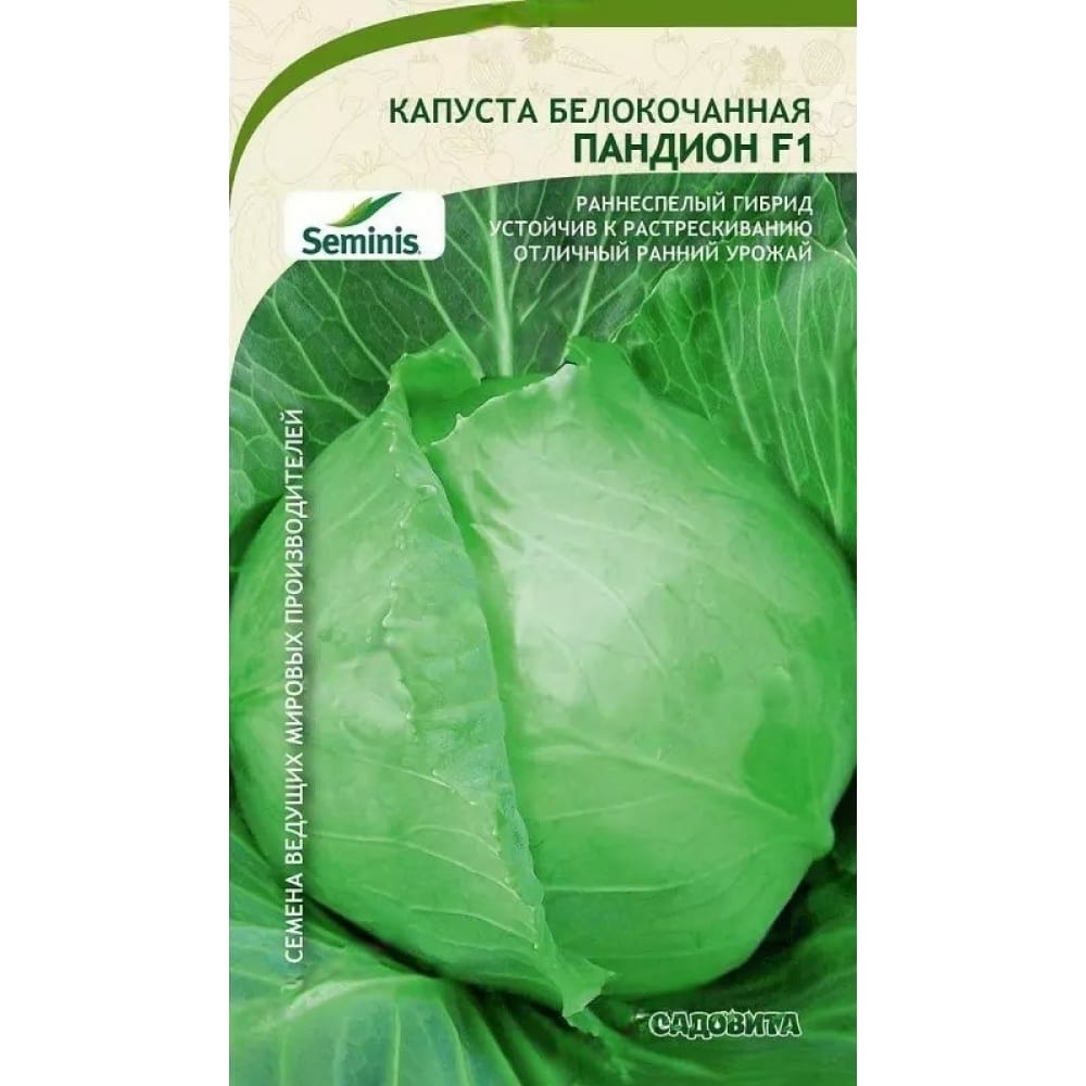 Семена капуста белокочанная Садовита Пандион F1 20005054 1 уп.