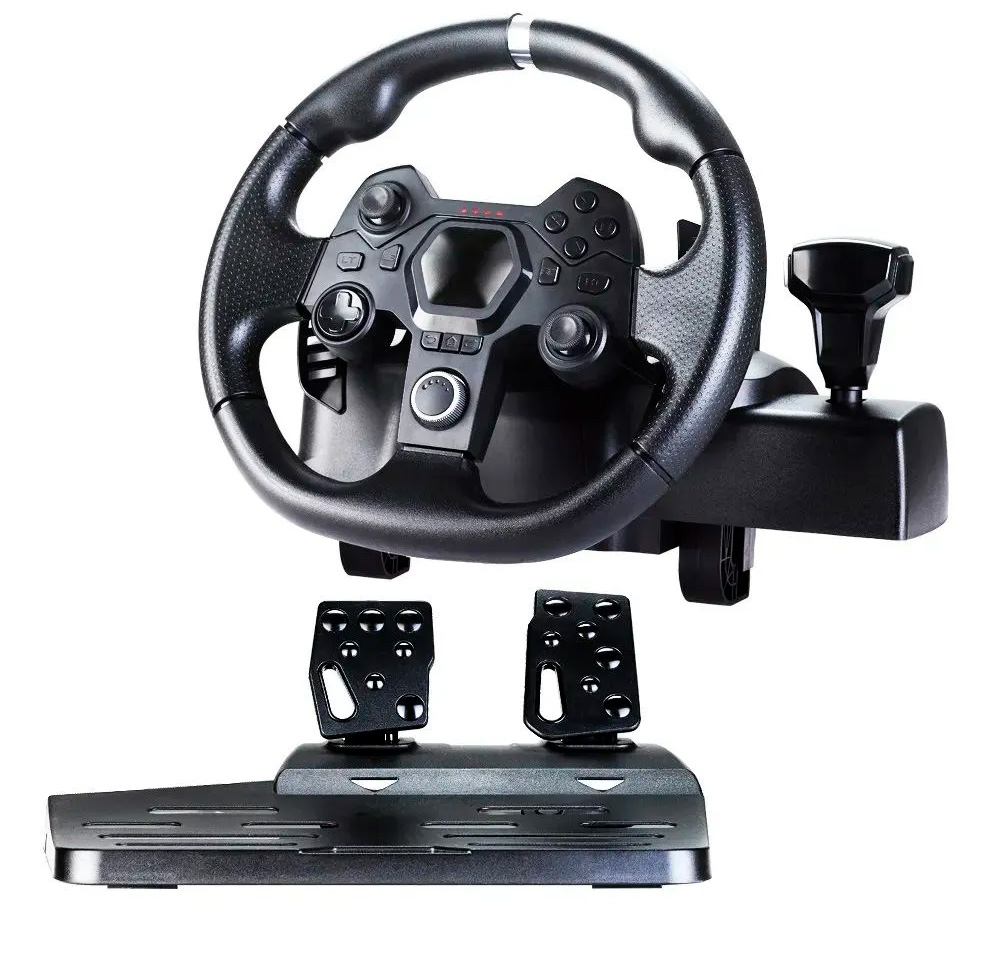 

Игровой руль Kontorland AP7 Apex Predator Racing Wheel Black, Черный, AP7
