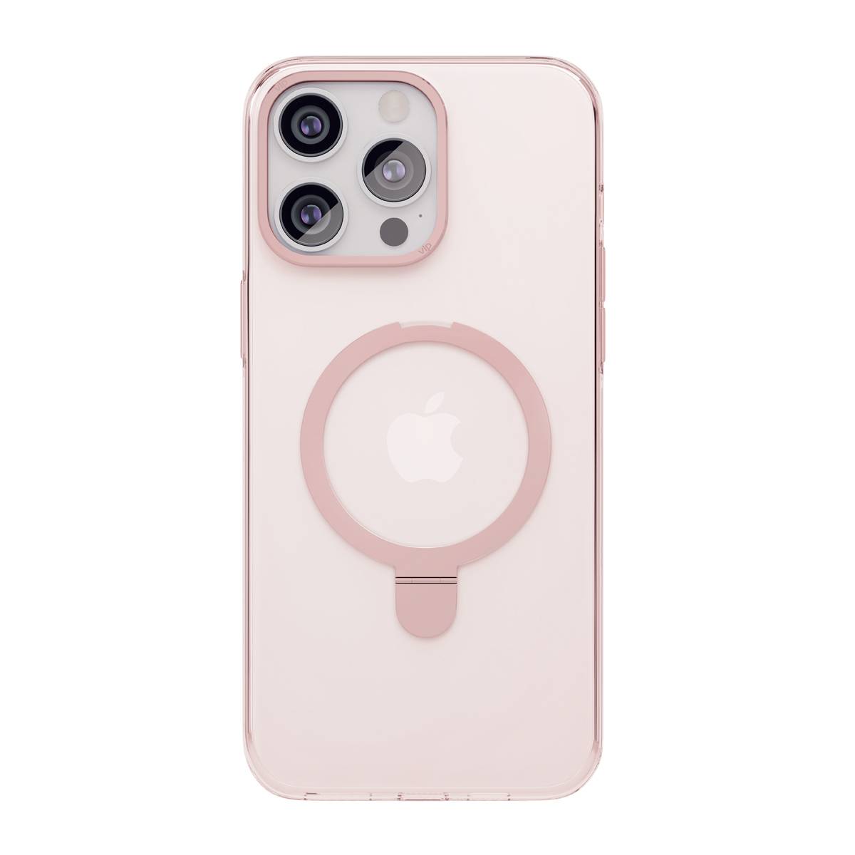 

Чехол для смартфона "vlp" Ring Case с MagSafe подставкой для iPhone 15 Pro Max, розовый