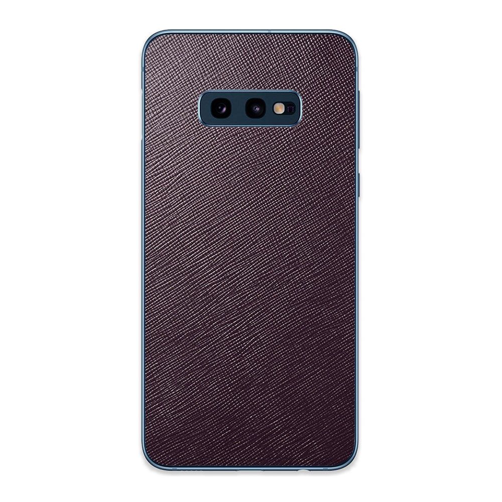 

Наклейка Glueskin с натуральной кожей Saffiano для Samsung Galaxy S10e, Фиолетовый