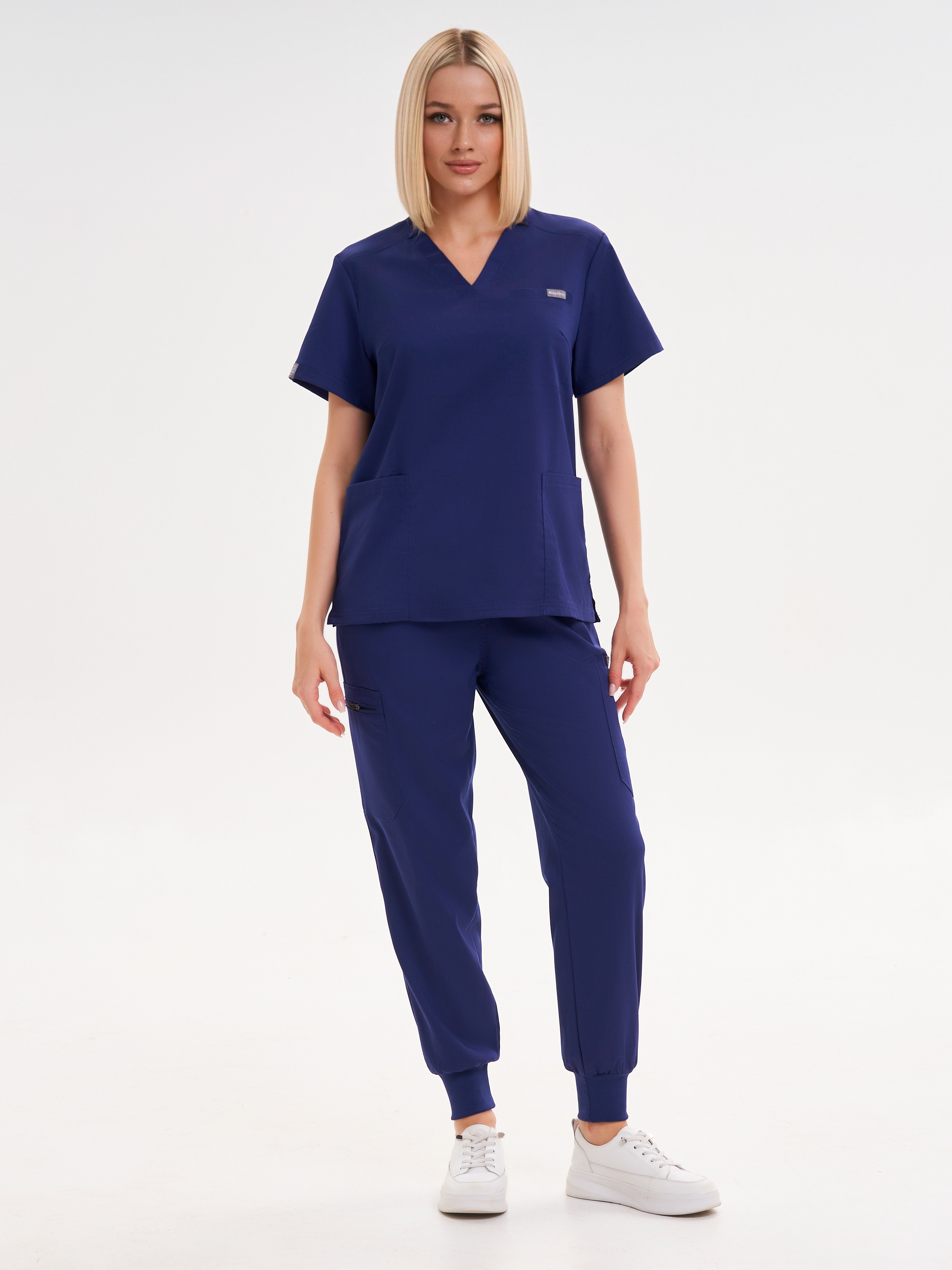 

Костюм медицинский унисекс NoBrand MD22 синий S, MD22